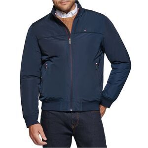 Tommy Hilfiger Mens Logo Bomber Jacket, NWT